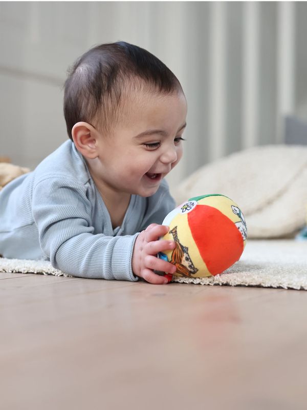 Soft ball for babies Pippi Longstocking - Multicolour