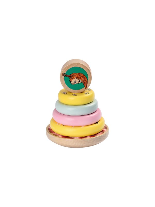 Stacking rings Pippi Longstocking