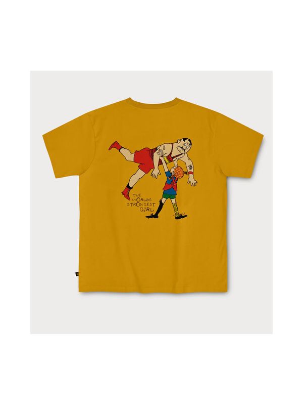 Pippi Langstrumpf T-Shirt Gelb - Erwachsene
