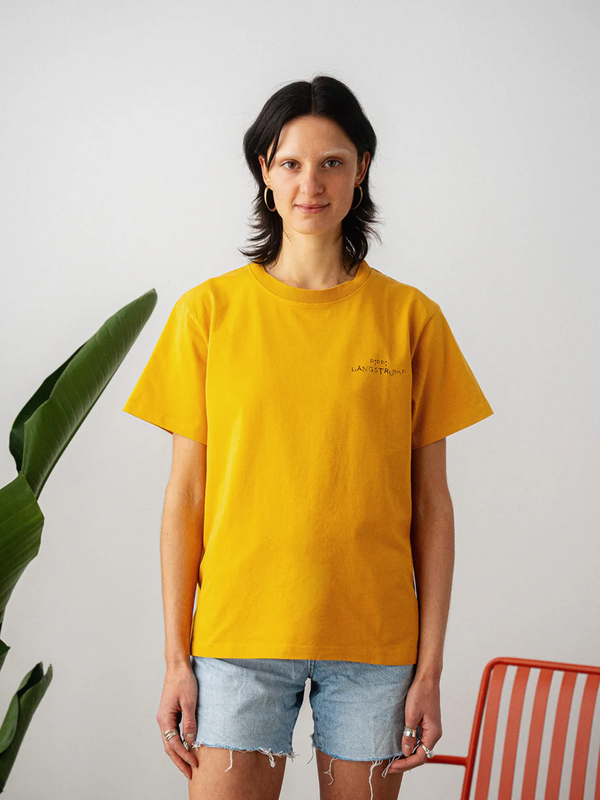 Pippi Langstrumpf T-Shirt Gelb - Erwachsene