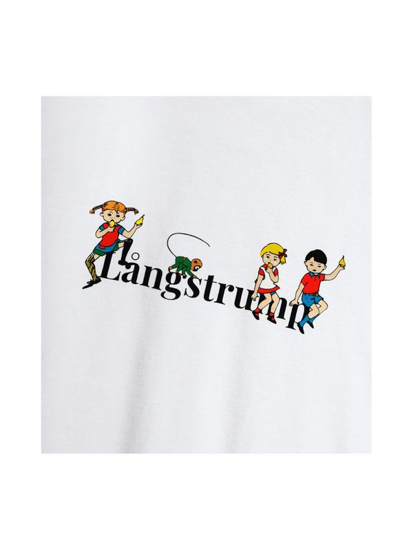 Pippi Langstrumpf T-Shirt Freunde Weiß - Erwachsene