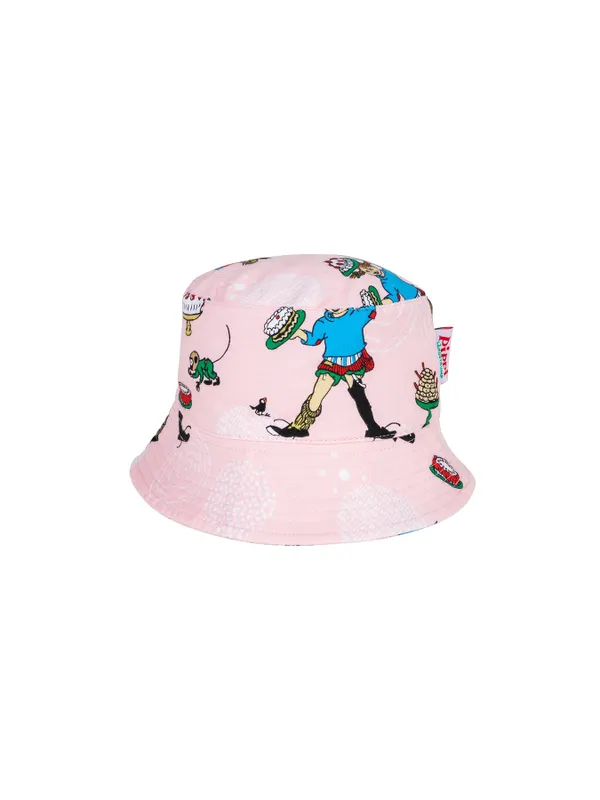 Pippi Langstrumpf Wendbarer Sonnenhut – Rosa