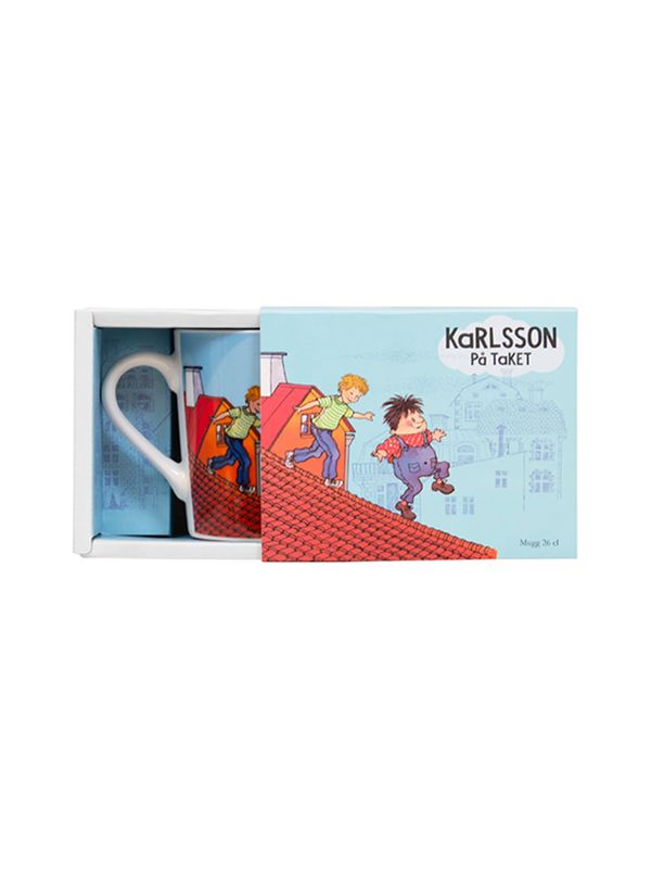 Mugg Karlsson på taket 260 ml - blå