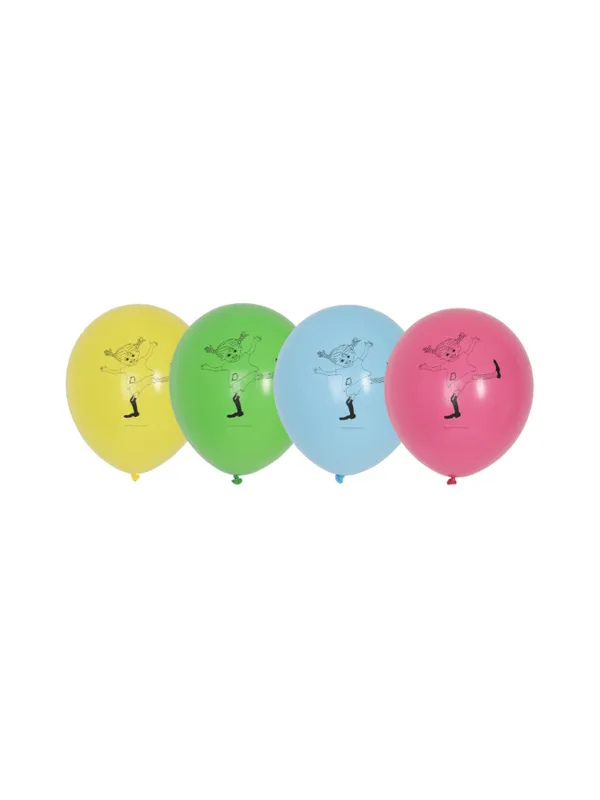 Pippi Langstrumpf Ballons - 8er-Pack