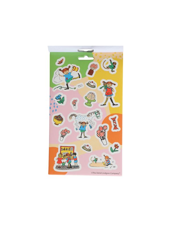 Klistermärkesbok Pippi Långstrump - 12 sidor