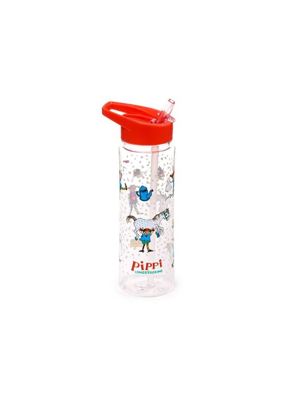 Waterbottle Pippi Longstocking 550ml - Transparent