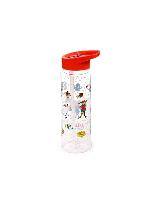 Waterbottle Pippi Longstocking 550ml - Transparent