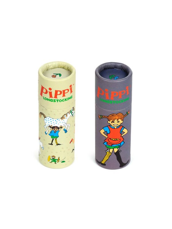 Pippi Longstocking Pencil Tube - 12 Colouring Pencils