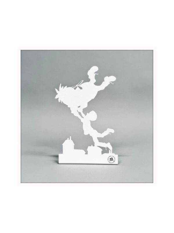 Karlsson on the Roof Metal Silhouette – White