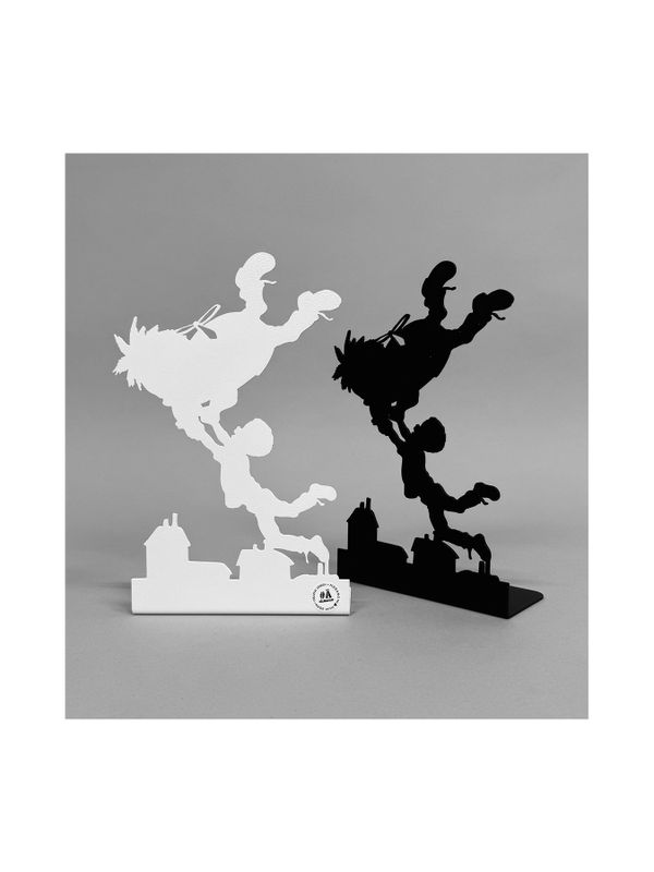 Karlsson on the Roof Metal Silhouette – Black