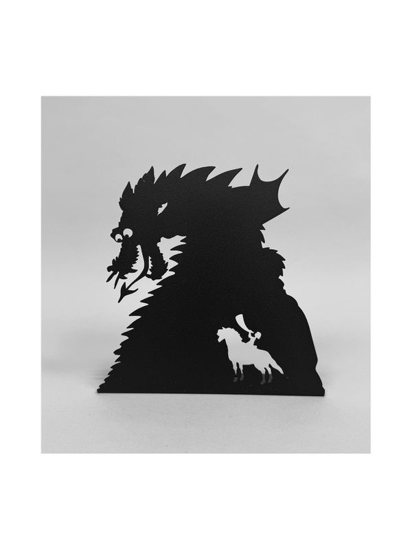 The Brothers Lionheart Metal Silhouette – Black