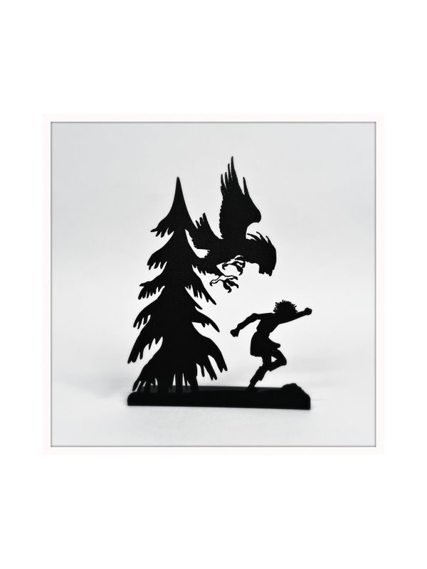 Ronja, the Robber's Daughter Metal Silhouette – Black