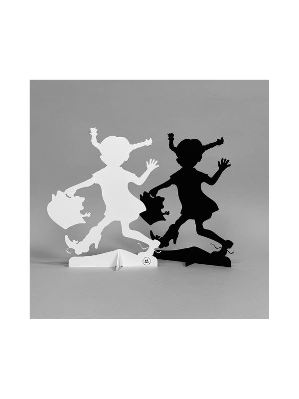 Pippi Longstocking Metal Silhouette – Black