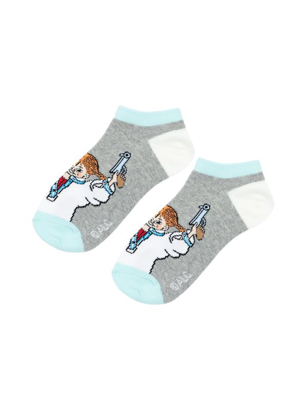 Ankle Socks Pippi Nightgown Women - Grey