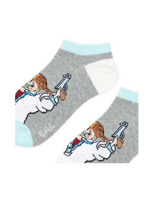 Ankle Socks Pippi Nightgown Women - Grey