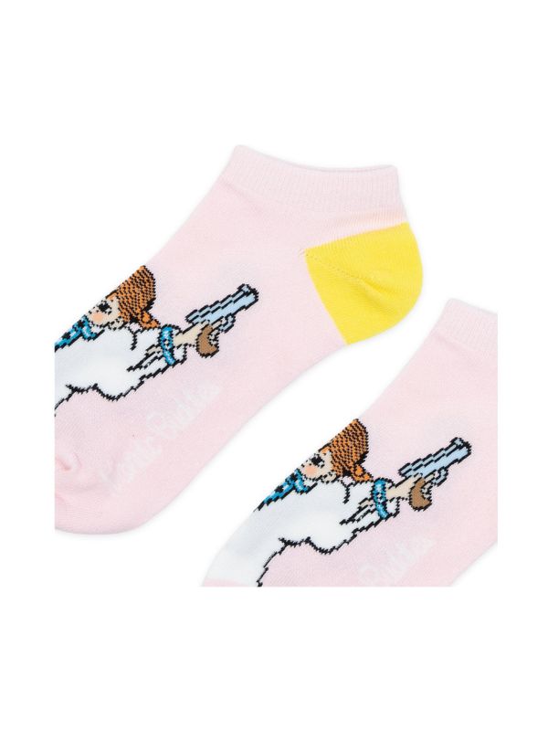 Knöchelsocken Pippi Nachthemd Damen - Rosa