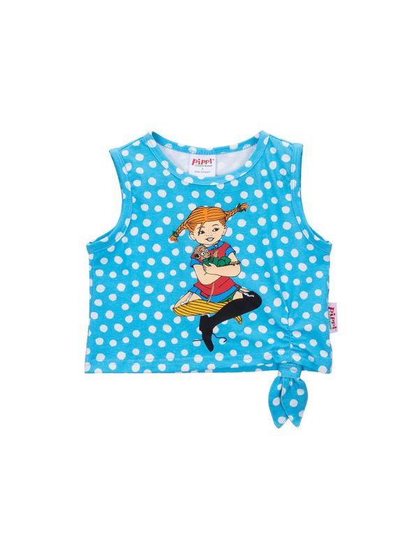 Pippi Longstocking Top Dots - Blue