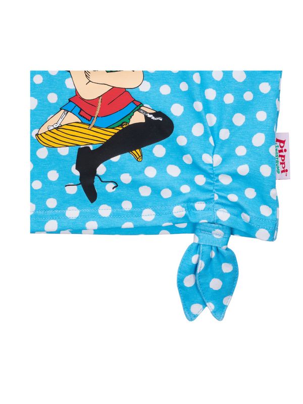 Pippi Longstocking Top Dots - Blue