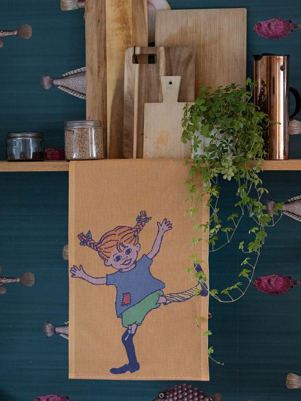 Pippi Handduk 40x60 cm – Gul