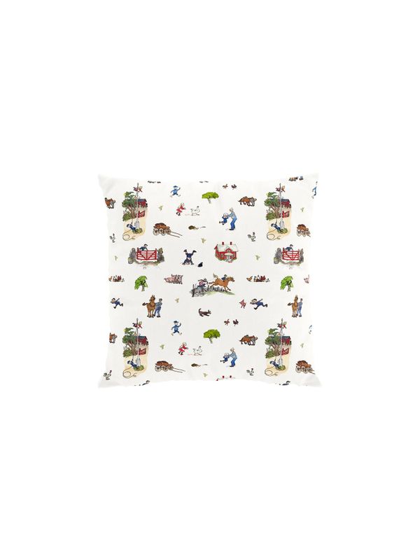 Kuddfodral Emil i Lönneberga - Vit