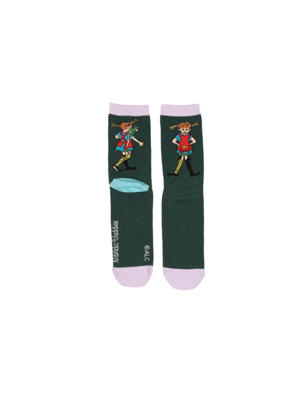 Socken Pippi Vorne und Hinten Damen - Grün