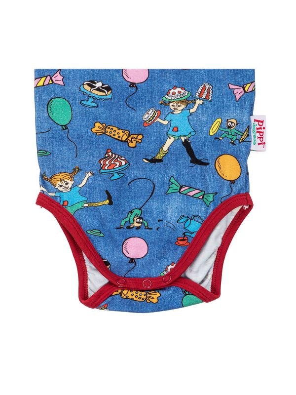 Pippi Longstocking bodysuit - denimblue