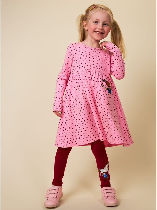 Pippi Langstrumpf Kleid - Rosa