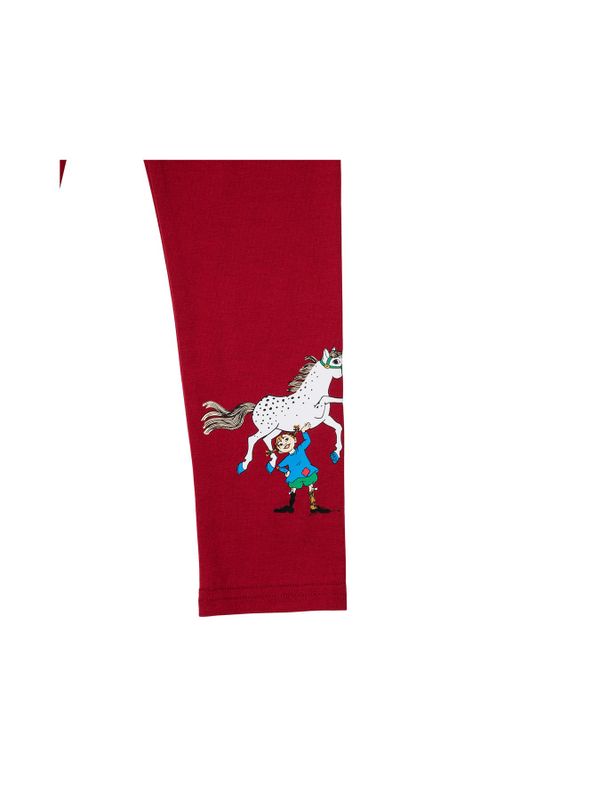 Pippi Langstrumpf Leggings - Rot