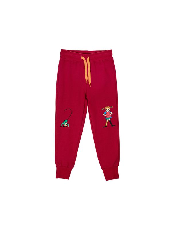 Pippi Langstrumpf Sweathose - Rot