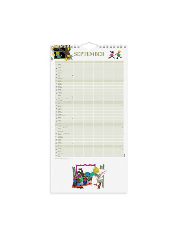 Familienkalender 2026 - Ilon Wikland