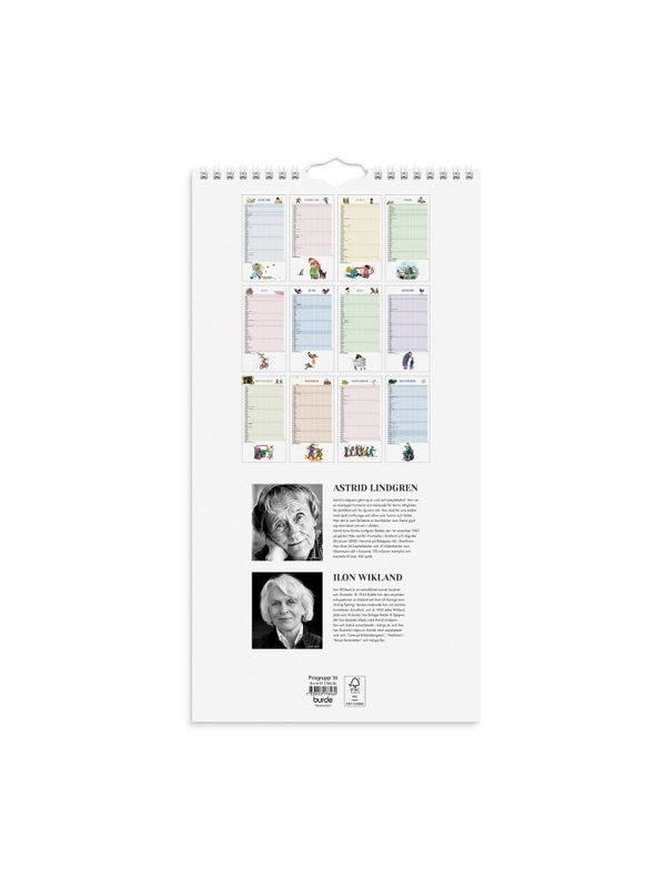 Familienkalender 2026 - Ilon Wikland