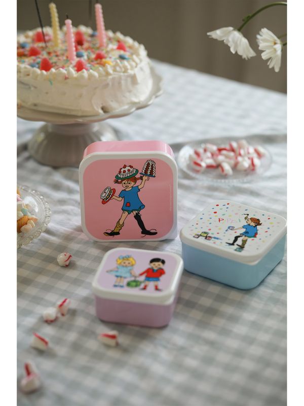 Snack boxes Pippi Longstocking - 3pcs