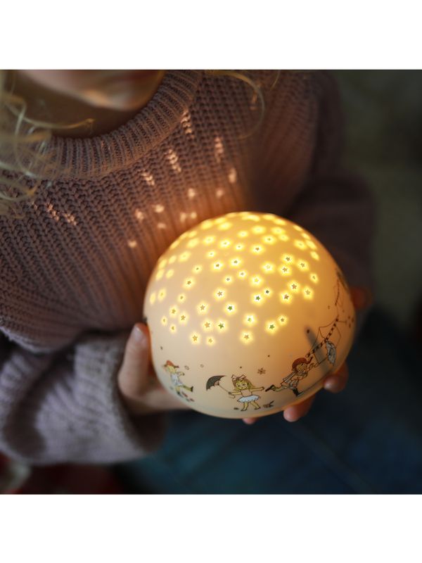 Night light Pippi Longstocking - starry sky