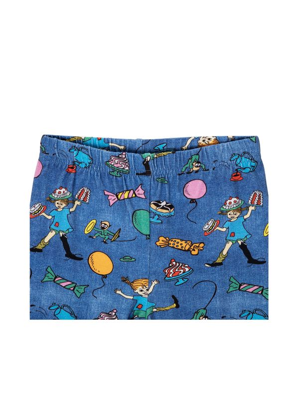 Leggings Pippi Langstrumpf - Jeansblau