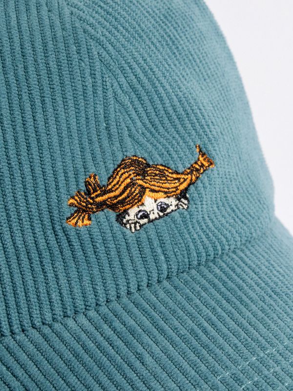 Cord-Cap Pippi Peekaboo Erwachsene – Türkis
