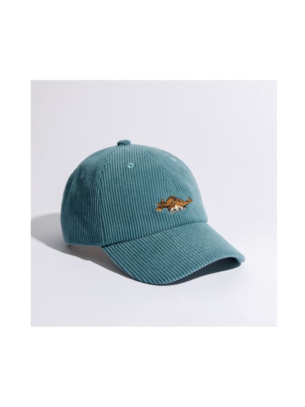 Cord-Cap Pippi Peekaboo Erwachsene – Türkis