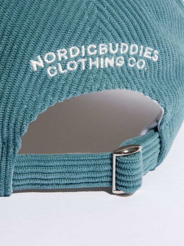Cord-Cap Pippi Peekaboo Erwachsene – Türkis