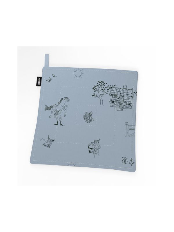 Pot holder Pippi Longstocking - Blue