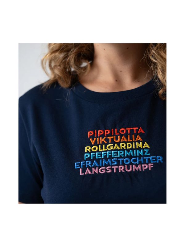 T-shirt Pippi Långstrump - blå - Tyska