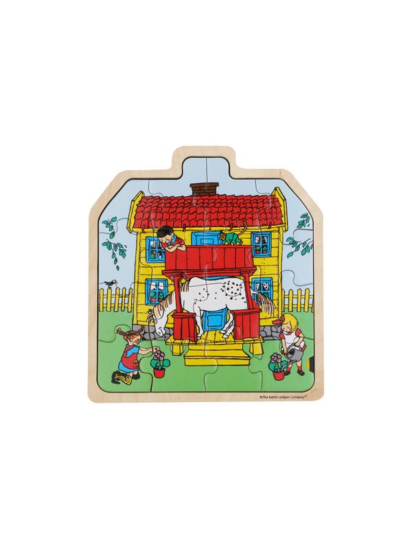 Holzpuzzle Pippi Langstrumpf & Villa Kunterbunt  – 16 Teile