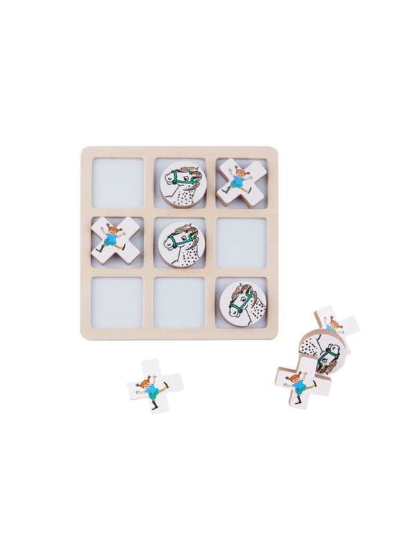 Tre i rad Pippi Långstrump