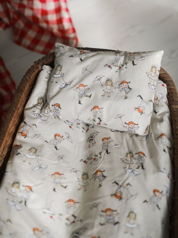 Duvet cover Pippi Longstocking - Beige