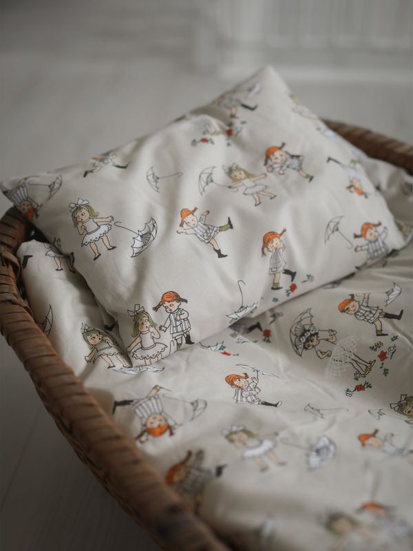 Duvet cover Pippi Longstocking - Beige