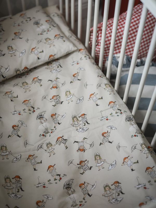 Duvet cover Pippi Longstocking - Beige