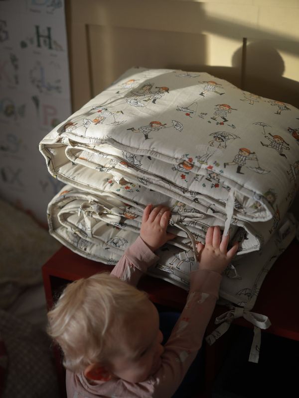 Spjälskydd Pippi Långstrump - Beige