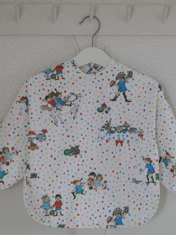 Haklapp Pippi Långstrump - Vit