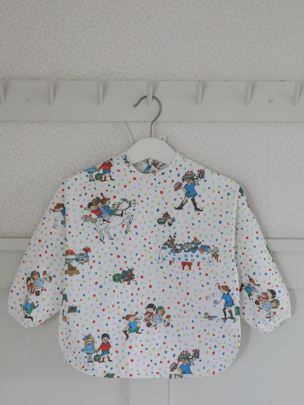 Haklapp Pippi Långstrump - Vit