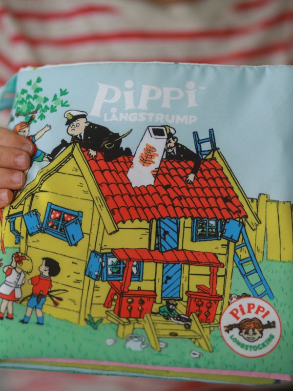 Prasselbok Pippi Långstrump - Multifärgad