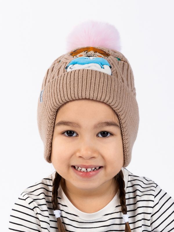 Beanie Pippi Longstocking - Brown