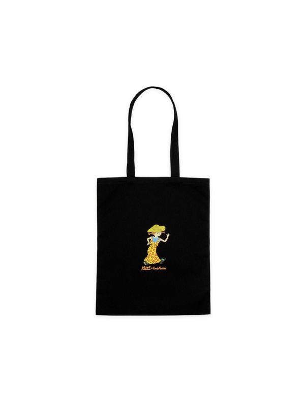 Totebag Pippi Longstocking tiger- black